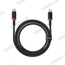 Baseus Dura Series Fast Charging Cable Type-C to Type-C 100W 1m P10377803U01-01 Red/Black მობილურის კაბელი