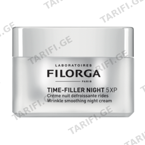ფილორგა - TIME FILLER NIGHT 5XP სახის კრემი ნაოჭსაწინააღმდეგო ღამის 50მლ