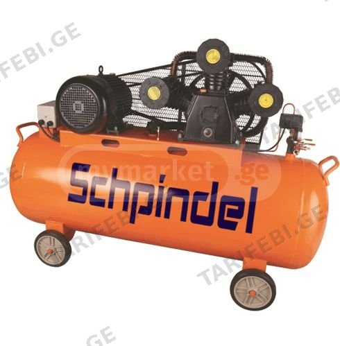 Schpindel ჰაერის კომპრესორი 200L 5.5KW (380V) 3 ფაზიანი