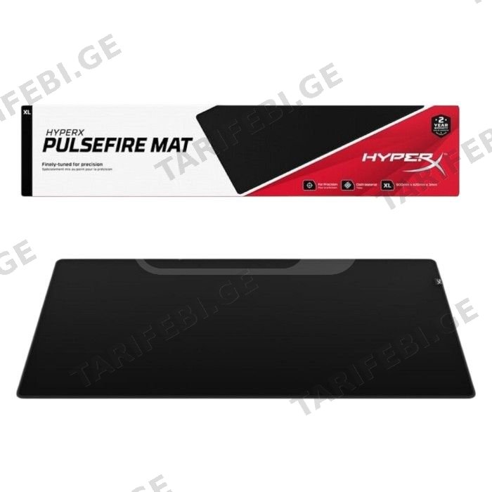 მაუსის პადი - HyperX Pulsefire HMPM1-XL / XL / 900 x 420 x 4 მმდიდი ზომის გეიმინგ მაუსპადი (XL)ბრენდი: HyperXმოდელი: Pulsefire Mat - Cloth Gaming Mouse Padპროდუქტის კოდი: HMPM1-XL (4Z7X5AA)ზომა: XL (ე