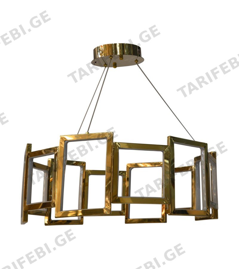 ჭაღი LED GZMK-D230411-D600 ფერი. GOLD