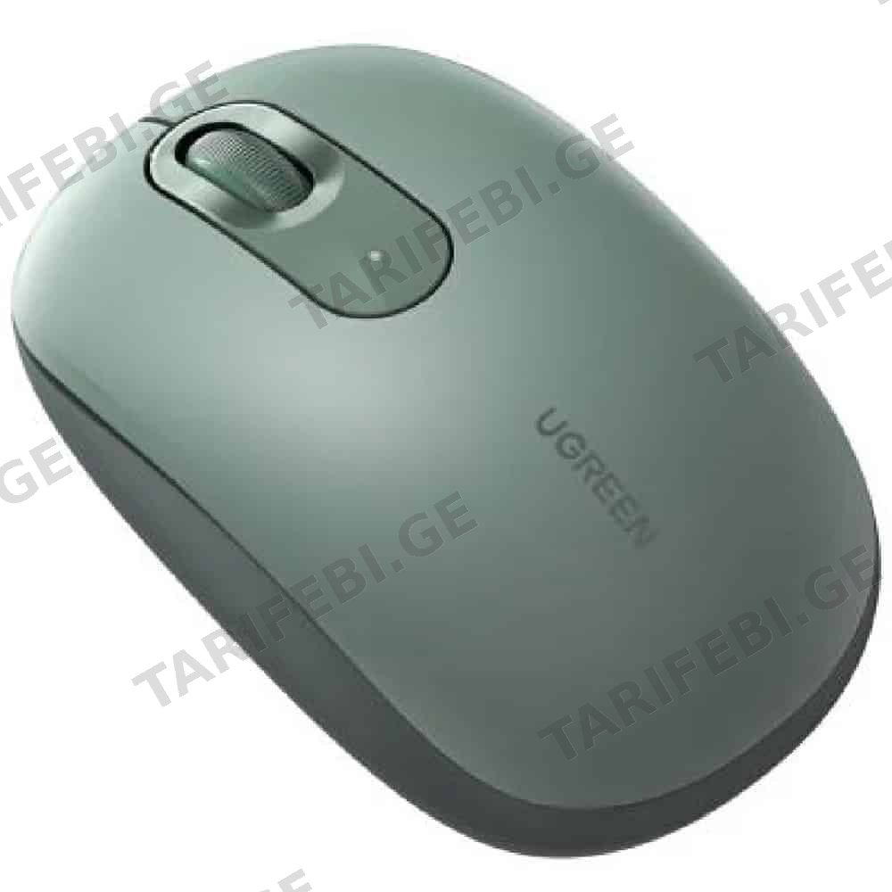 მაუსი UGREEN MU105 (90672), Wireless, USB, Mouse, Celadon Green