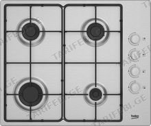 Beko HIGG 641C3 SX b100 გაზის ჩასაშენებელი ქურის ზედაპირი