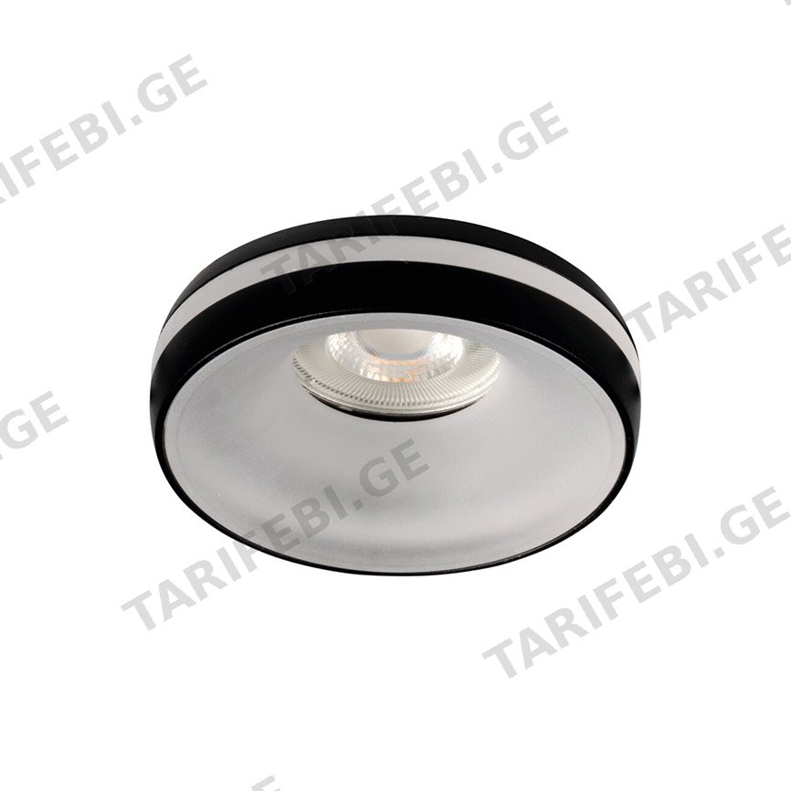 სანათი წერტილოვანი Kanlux ELICEO 35289 DSO B შავი თეთრი