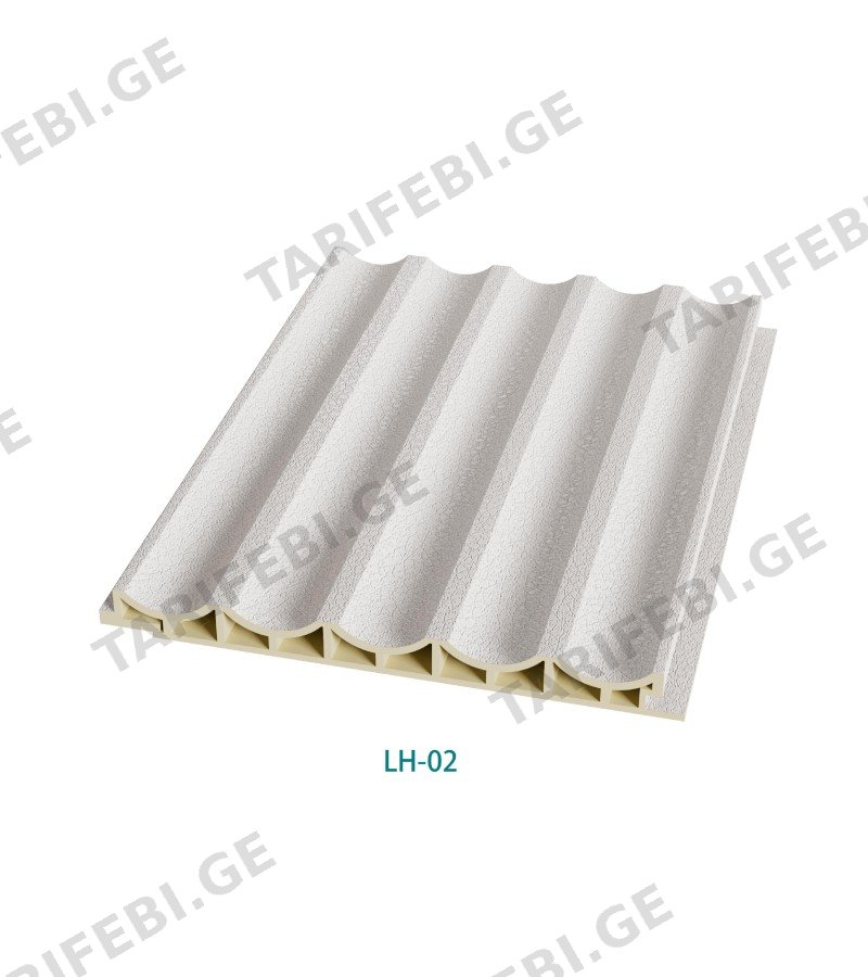დეკორატიული პანელი 150 WAVE PVC 12*150*2900 LH-02