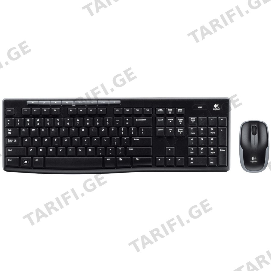 LOGITECH MK270 Wireless Combo - BLACK - US INT'L - EER