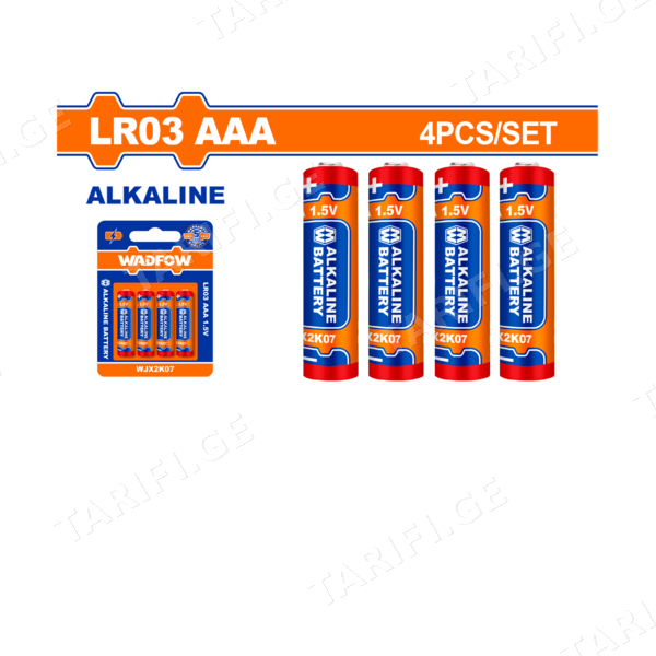 ელემენტი WADFOW 1.5V LR03 AAA (WJX2K07) WADFOW