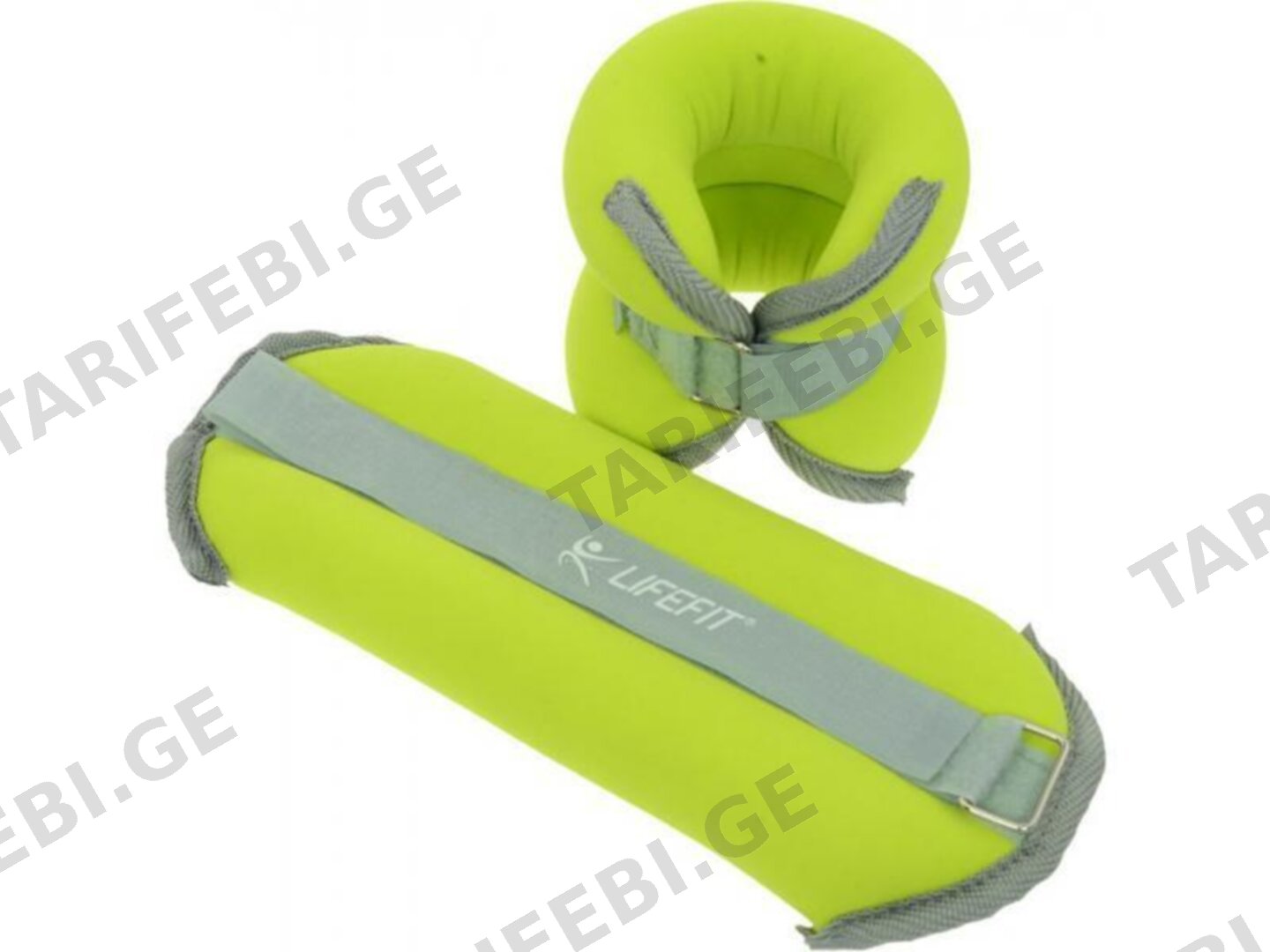 სიმძიმე ხელებისათვის და ფეხებისათვის Neoprene WRIST/ANKLE weights LIFE 2X2KG, 509ZATNA0402