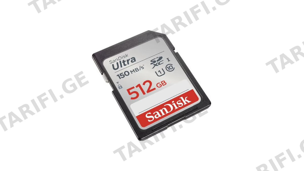 SanDisk 512GB Ultra SD/HC UHS-I Card 150MB/S Class 10 SDSDUNC-512G-GN6IN