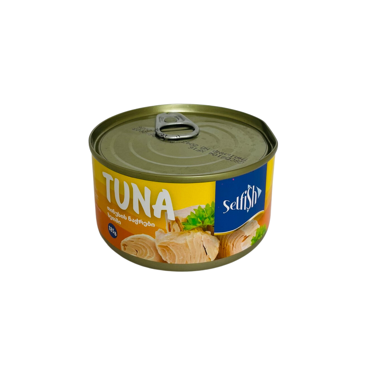 კონსერვი თევზის "სელფიშ" თინუსი ზეთში 185 გრ