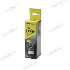 ტენისის მაგიდის ბურთები DUNLOP PRO TOUR 40+ 3ც