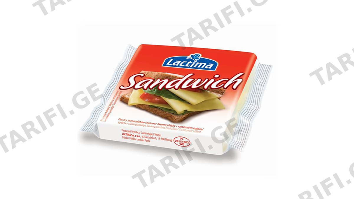 ლაქტიმა მდნარი ყველი სენდივიჩის 100გრ
