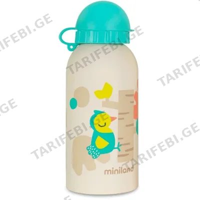 ფოლადის საბავშვო ბოთლი MINILAND NATURKID BOTTLE CHIP (400 ML)
