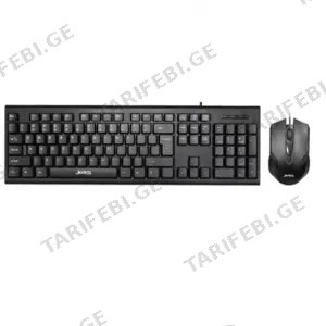 Jedel G17 Wired Office Keyboard Mouse Combo Black
