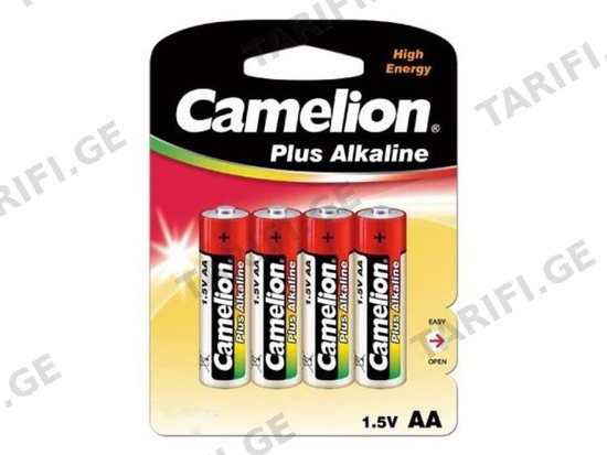 ელემენტი Camelion LR6-BP4 AA Plus Alkaline 4 ც