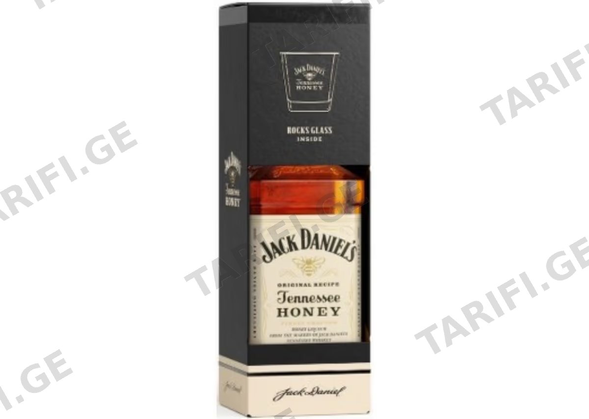 Jack Daniel's Honey - 0.7L (სასაჩუქრე ჭიქით)