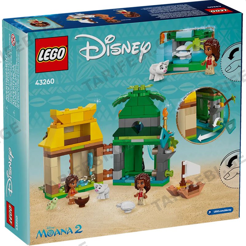 ასაწყობი კონსტრუქცია LEGO CONSTRUCTOR DISNEY MOANA'S ISLAND FUN