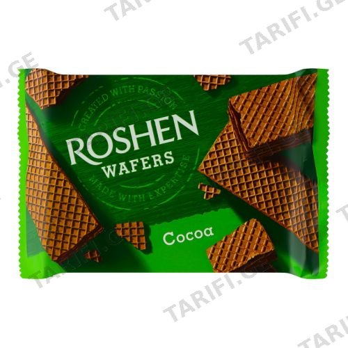 1329 ვაფლი Roshen Wafers კაკაო 72გ /22ც AR