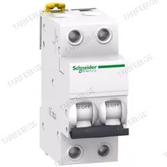 ავტომატური ამომრთველი Schneider Electric 6kA 16A 2P C A9K24216