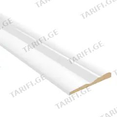 თამასა ფიგურული თეთრი Dveriru 8x70x2200mm