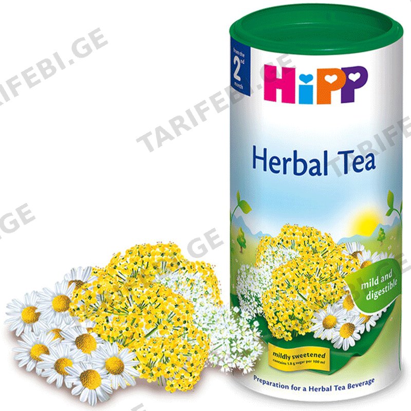 HIPP-ის მცენარეული ჩაი (2 თვიდან, 200 GR)