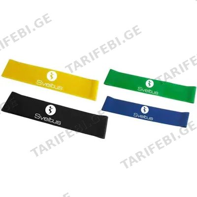 ფიტნეს რეზინების კომპლექტი SVELTUS 532SV0556  4ცალი