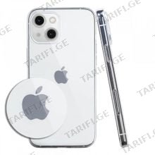iPhone 14 Plus Lux Clear Case გამჭვირვალე სილიკონის ქეისი