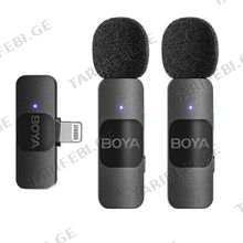 Boya BY-V2 Ultracompact 2.4GHz Wireless Microphone System / black