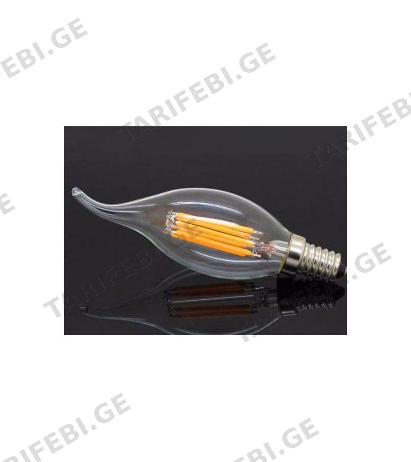 ნათურა LED C35 ფერი 2200K 2W / E14