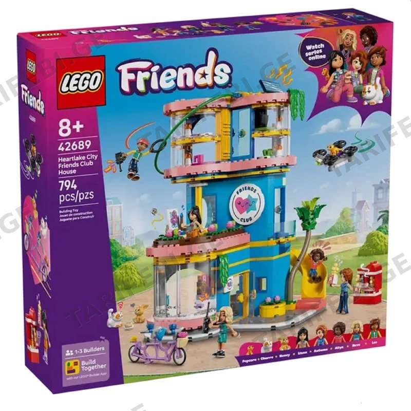 კონსტრუქტორი LEGO FRIENDS 42689 HEARTLAKE CITY FRIENDS CLUB HOUSE 794 ნაწილი
