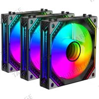 ქულერი 2E 2E-ACF120MB-ARGB, ARGB, 120MM, 2000RPM, COOLER, BLACK
