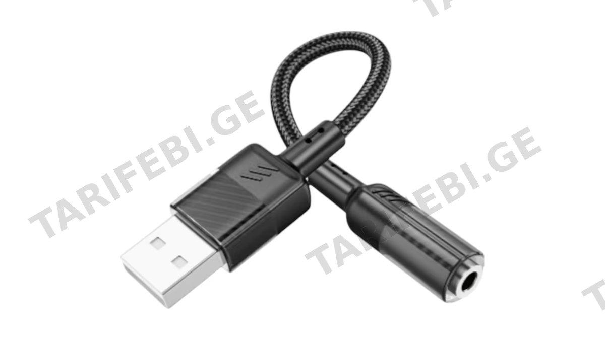 Hoco. LS37 External Sound Card USB-A To 3.5 Female