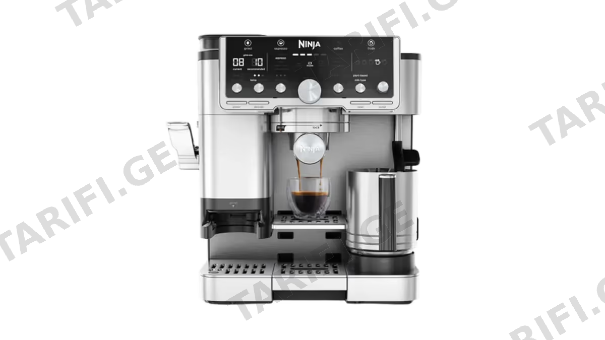 ყავის აპარატი Ninja ES701EU Luxe Café Pro Series, 1650W, 2L, Coffee Machine, Black/Stainless Steel