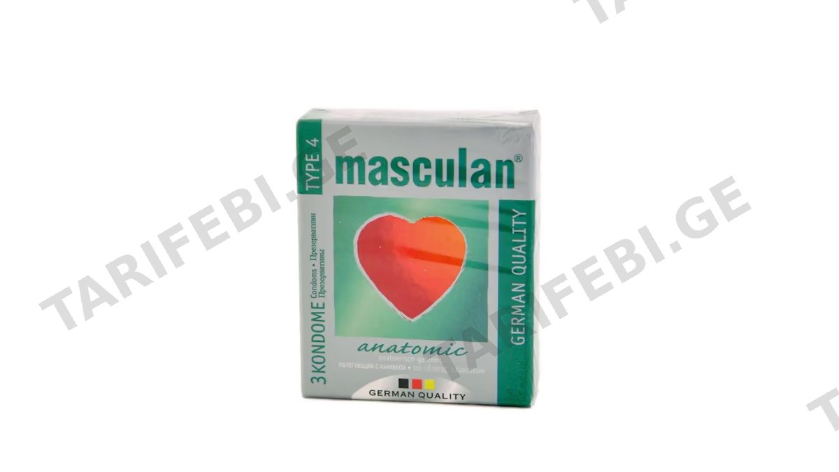 პრეზერვატივი "MASCULAN 4" N3 *