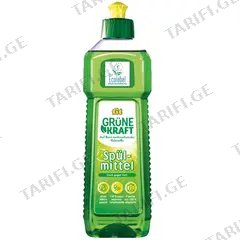 ჭურჭლის სარეცხი საშუალება გელი Grune Kraft 500 მლ