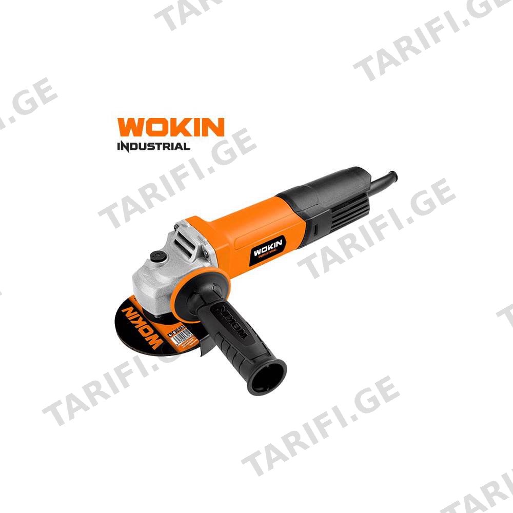 კუთხსახეხი Wokin 784476, 100mm, 760W 11000Rpm, Black/Orange
