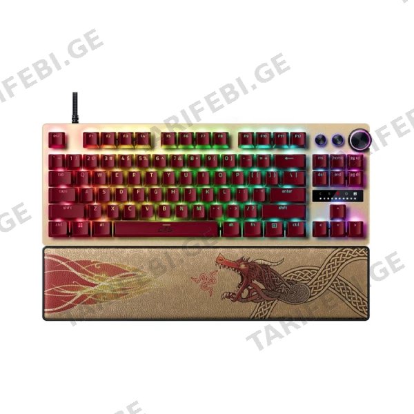 მექანიკური გეიმინგ კლავიატურა RAZER BLACKWIDOW V4 75% PHANTOM GREEN EDITION