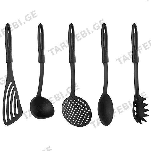 სამზარეულოს ნაკრები Ardesto AR3805GG Gemini Gourmet, Set Of Kitchen Accessories, Black