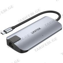 UNITEK D1028A USB-C USB ჰაბი