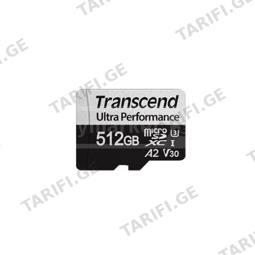 მეხსიერება - Micro SD Card Transcend 512 GB Ultra Performanc