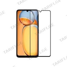 Glass Pro+ Full Screen Tempered Glass Xiaomi Redmi 13C Black მობილურის ეკრანის დამცავი