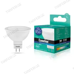 შუქდიოდური ნათურა Camelion LED10-JCDR/865/GU5.3 10W