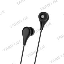 Borofone BM24 Milo universal earphones with mic Black
