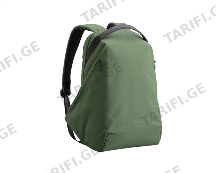 ზურგჩანთა Kingsons ECO Friendly Waterproof Backpack With USB Charger 15.6" Green - K9658W-A-38