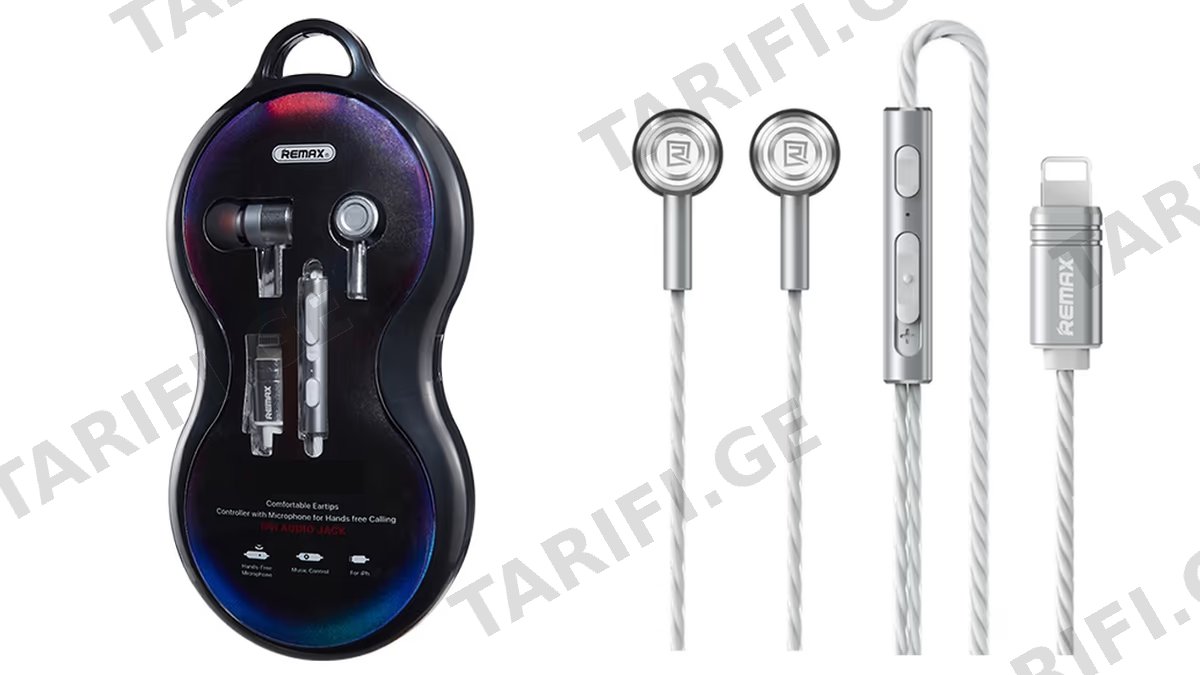 Remax Earphones With Lightning Connector