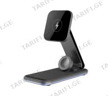 Wireless charger Proove Energy Fold 3 in 1 black