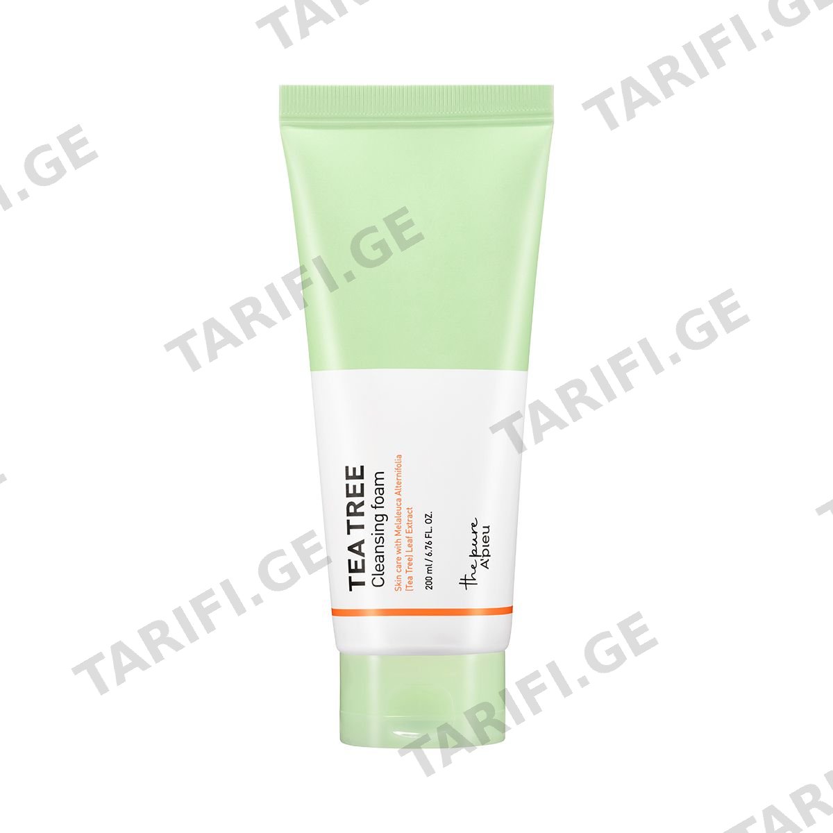 გამწმენდი ქაფი Tea Tree 200 მლ 4278 აპიუ - A'pieu