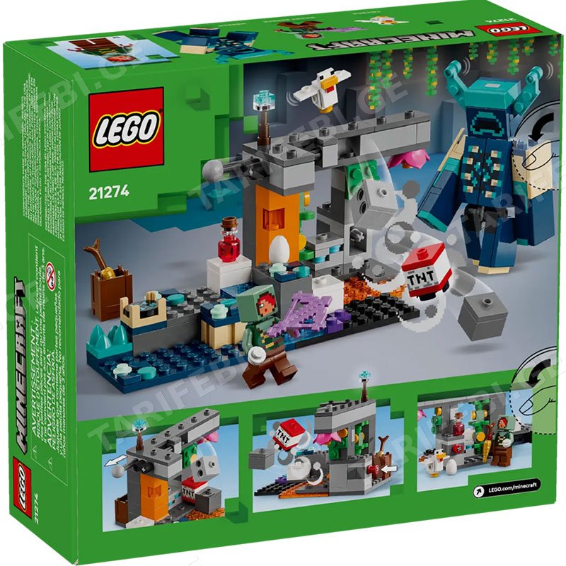ასაწყობი კონსტრუქცია (ლეგო) LEGO CONSTRUCTOR MINECRAFT THE WARDEN ENCOUNTER 21274