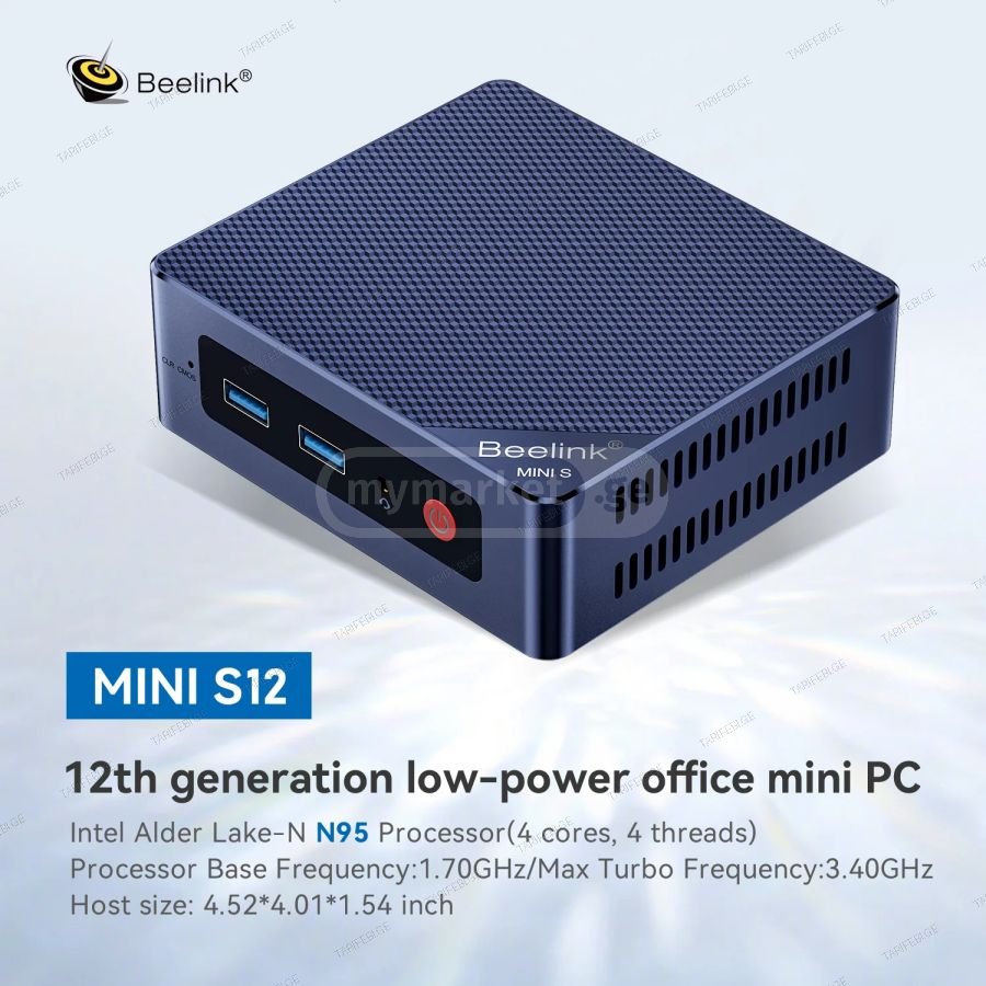 კომპიუტერი Beelink MINI S12 Intel N95 8GB 256GB Mini PC