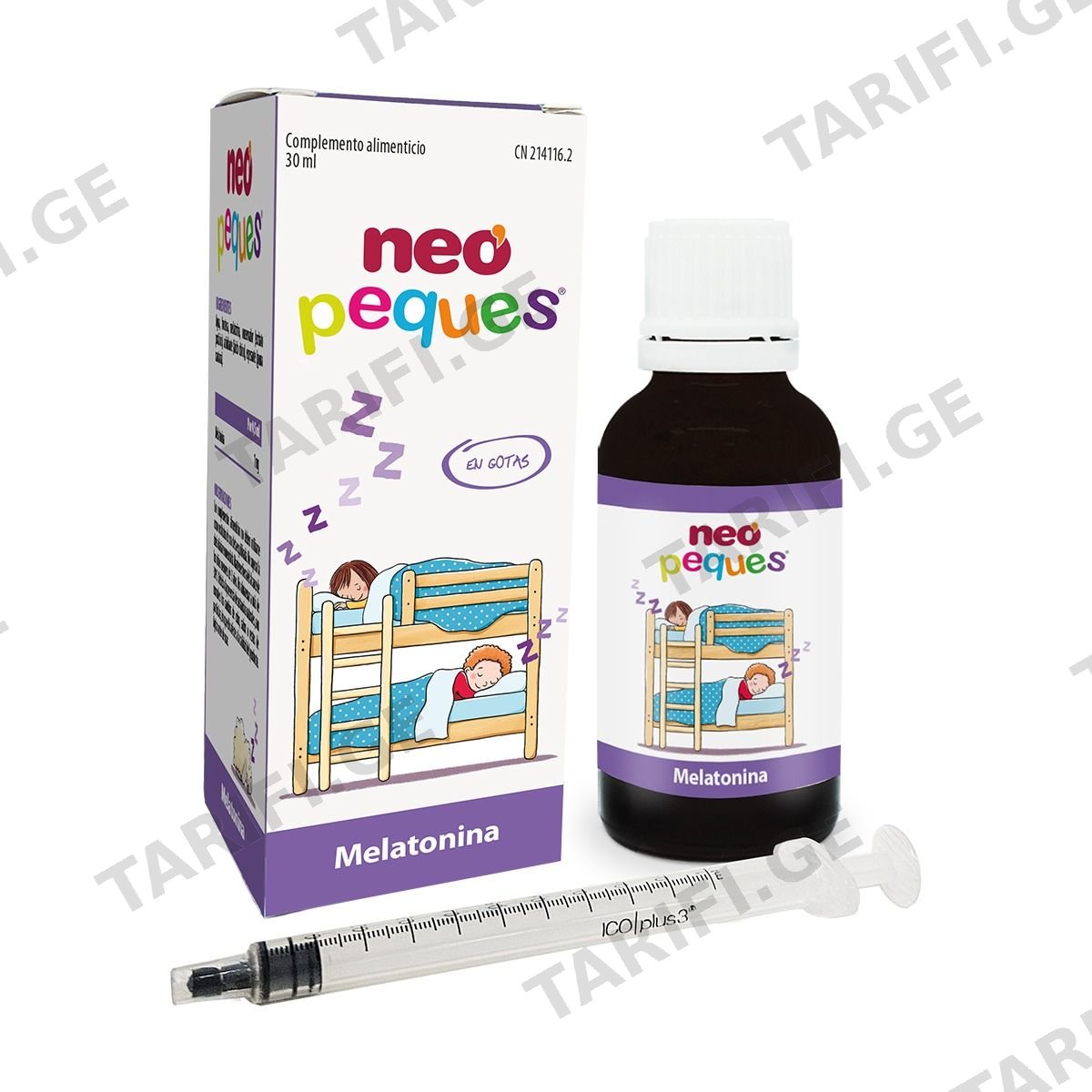 ნეო პეკეს მელატონინი - Neo Peques Melatonin წვეთები 30მლ